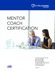 Mentor Coach Certification Program course brochure Mentor Coach Certification Program course brochure